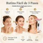 Masajeador facial con vibración y 7 Luces LED