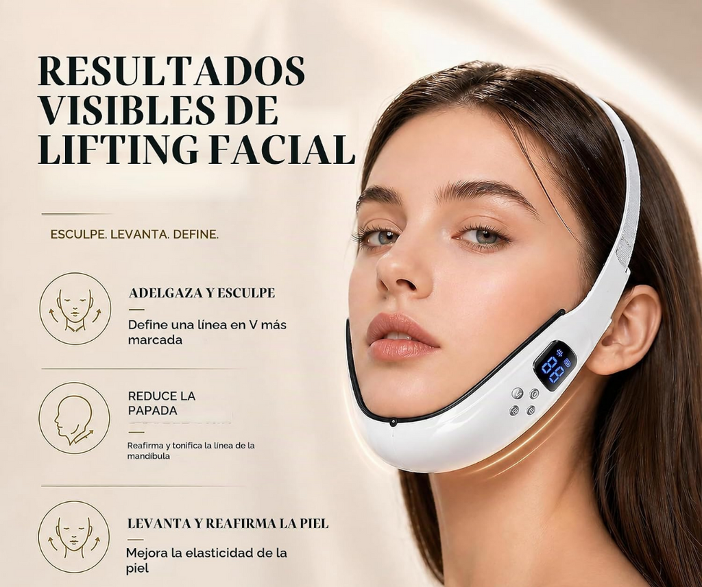 Masajeador facial para papada y contorno facial