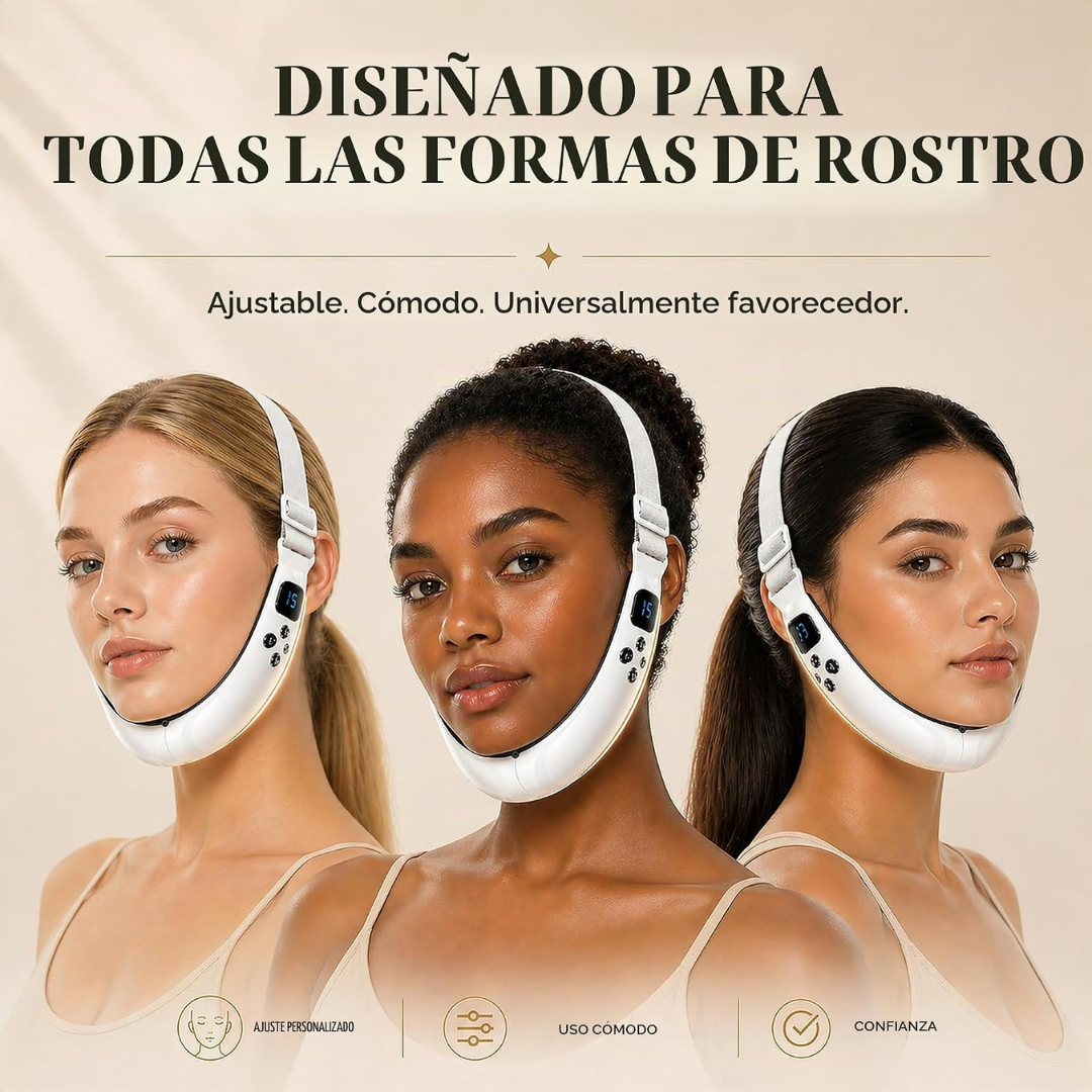 Masajeador facial para papada y contorno facial