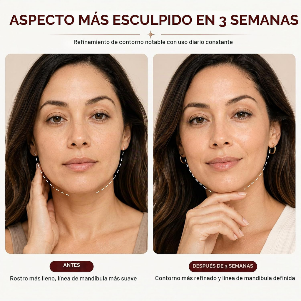 Masajeador facial para papada y contorno facial