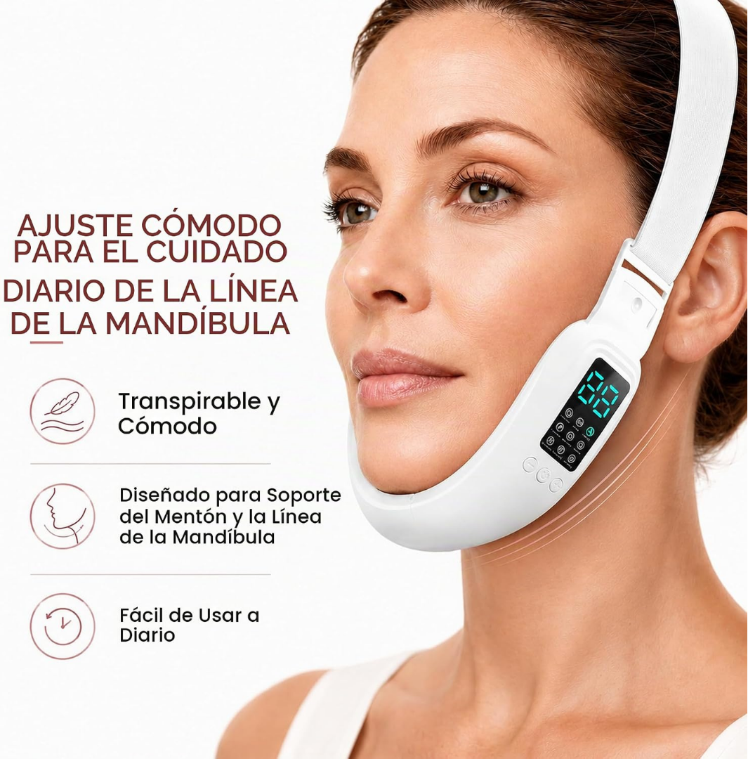 Masajeador facial para papada y contorno facial